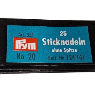 124167 Silmäneula Tapestry tylppä, koko 20 (25 kpl kortissa)