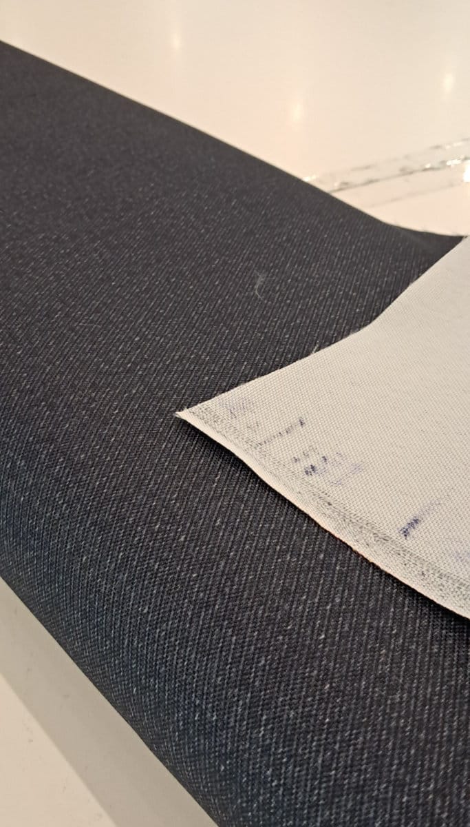 (UK20-4942.004) Ulkokangas | Vettä hylkivä, Farkkutyylinen printti - Image 2